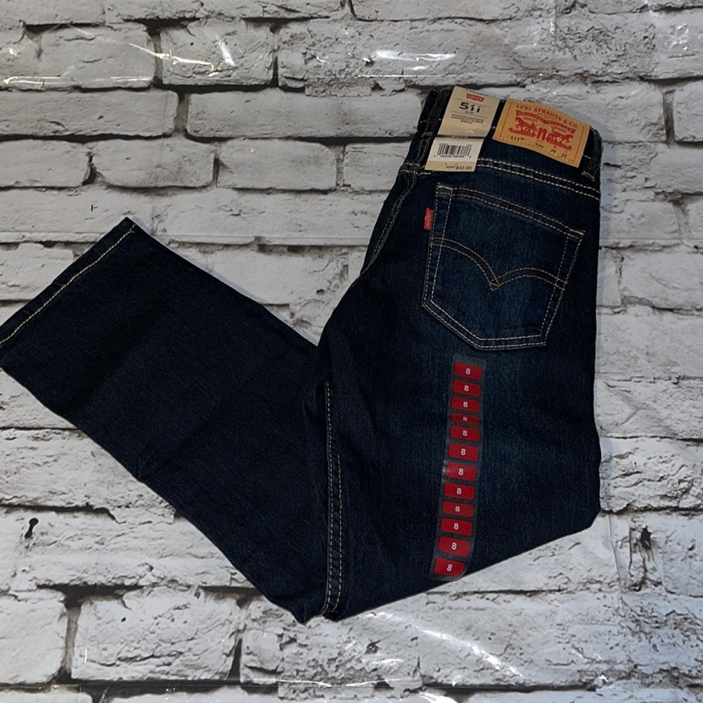 2 Pairs Boys sz 8 Regular Levi’s Jeans NWT
